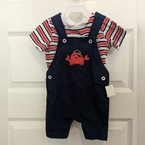 NWT Crab nautical set